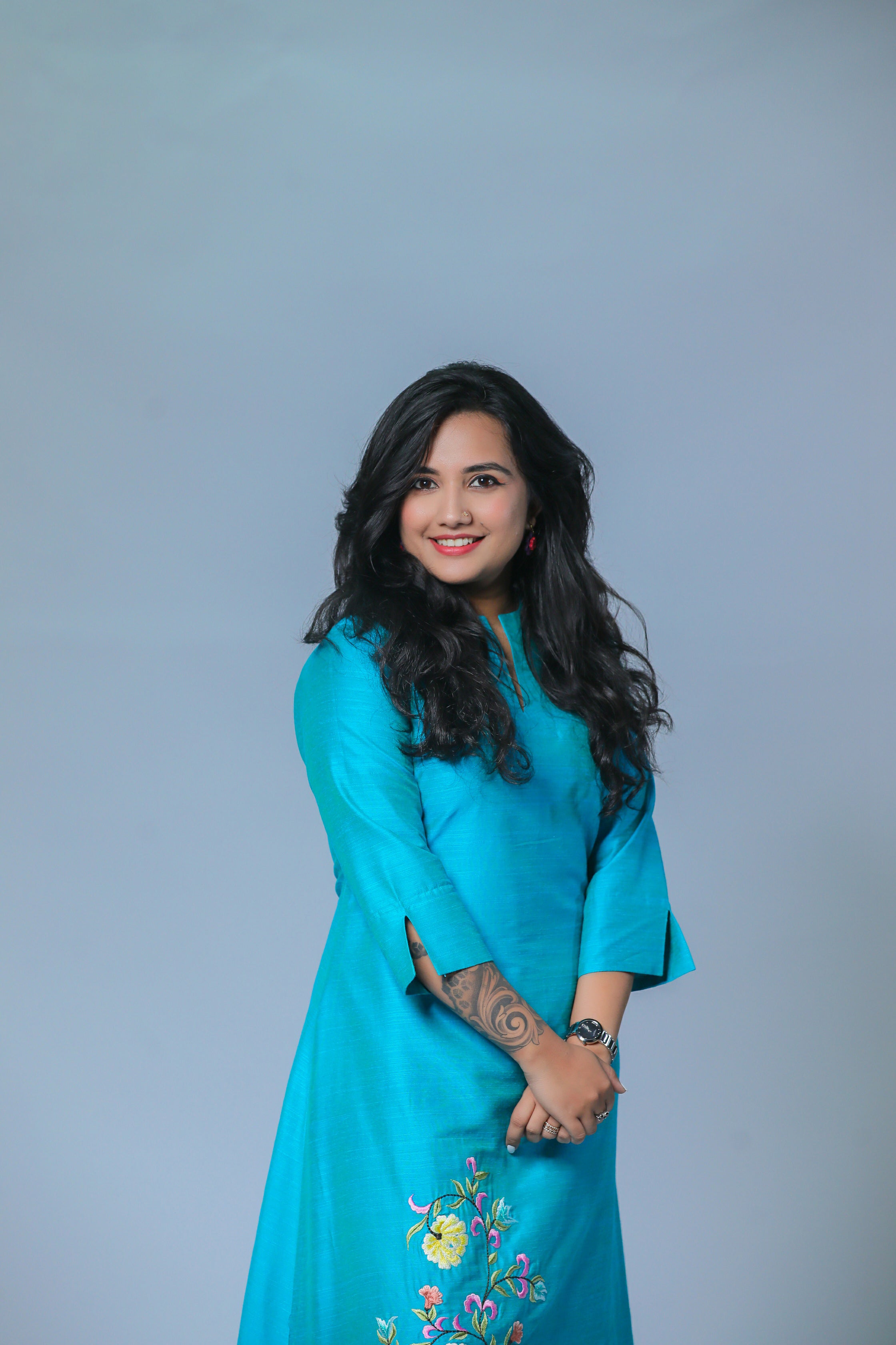 Embroidered Aline Dresses