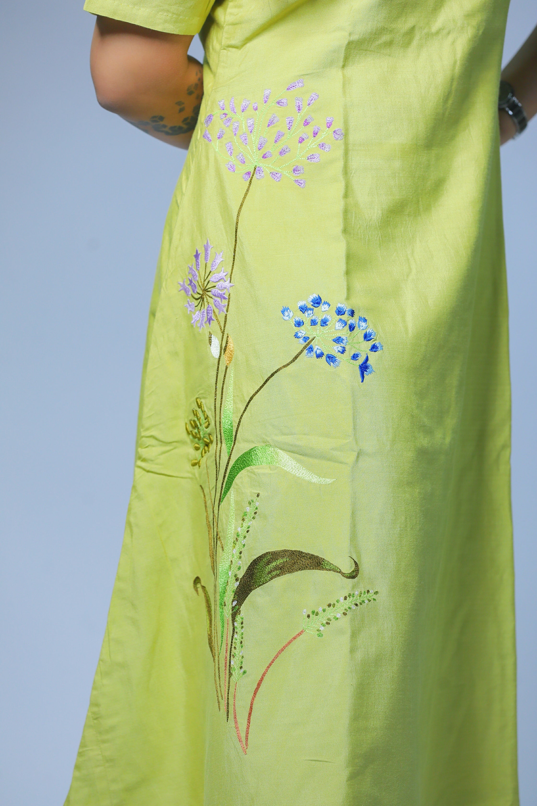 Embroidered Aline Dresses