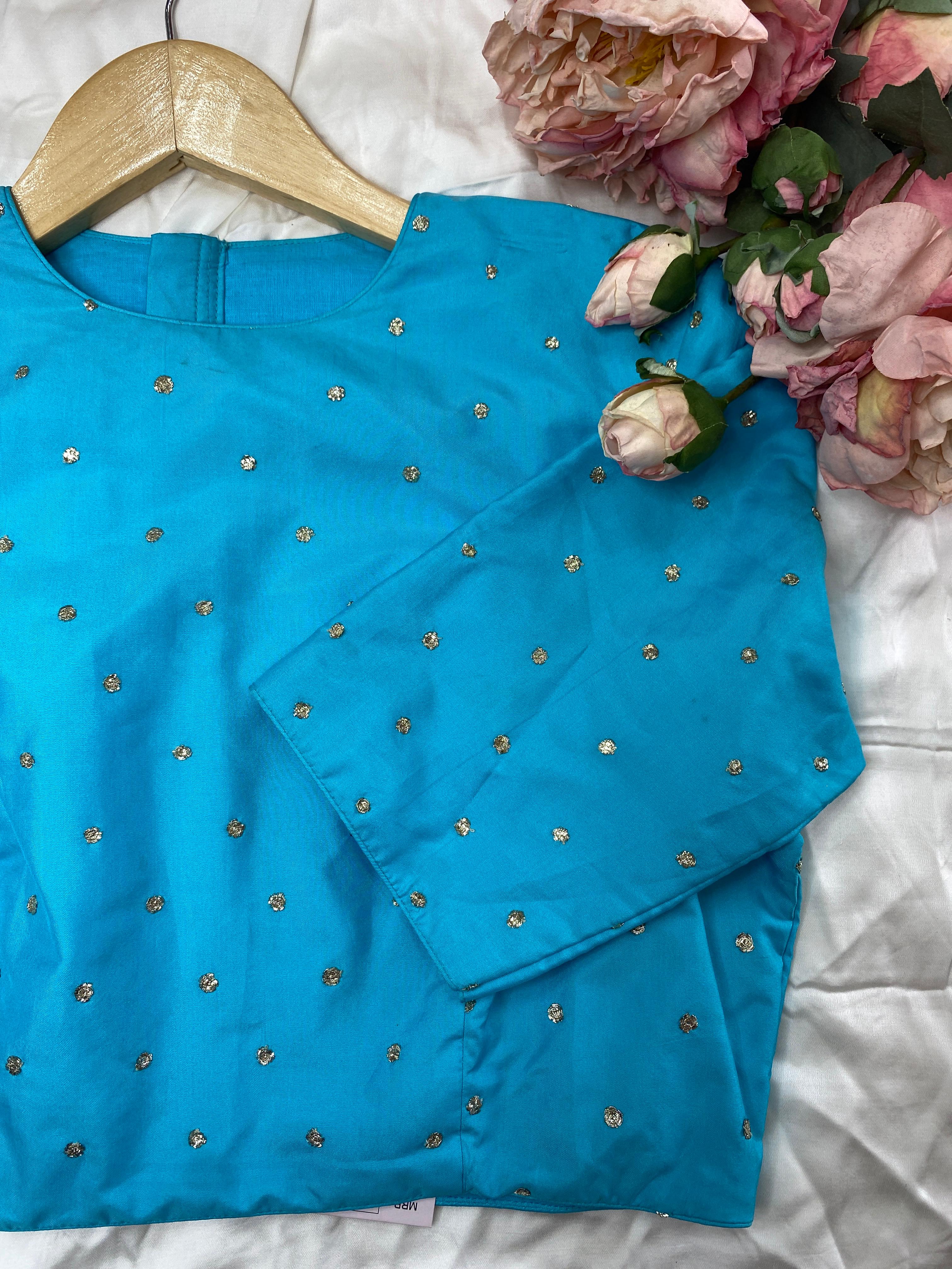 Silk Embroidered Blouses