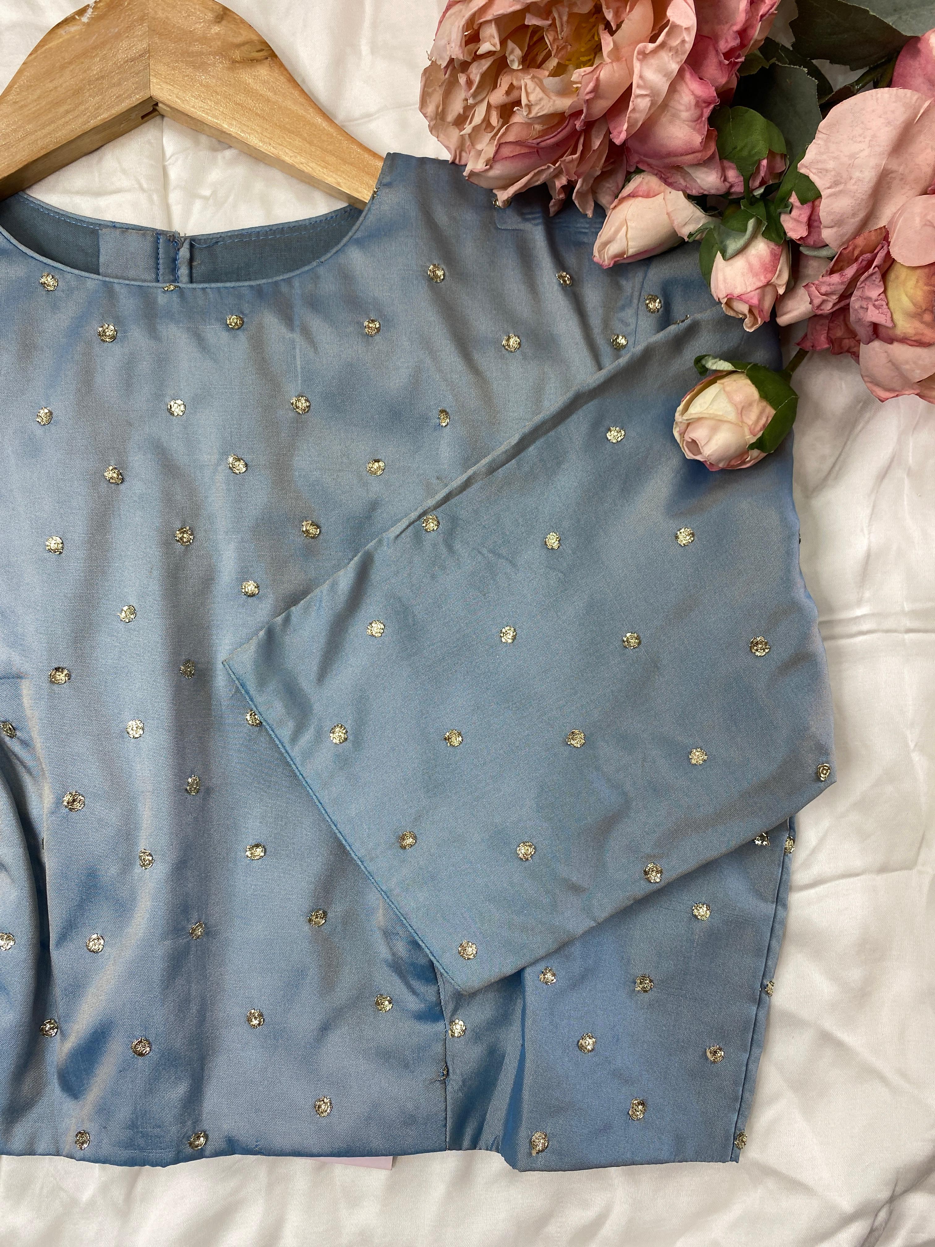 Silk Embroidered Blouses