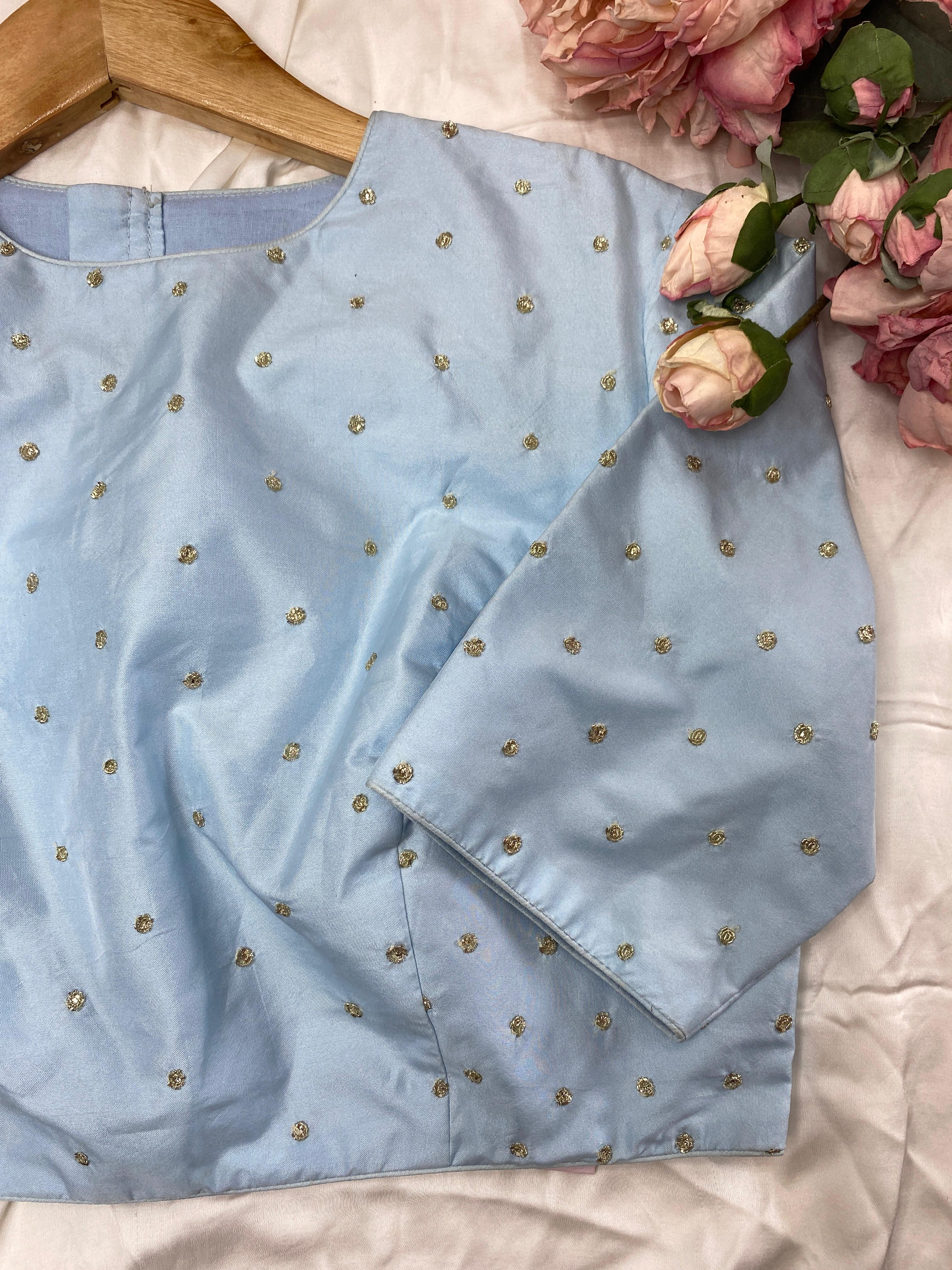 Silk Embroidered Blouses