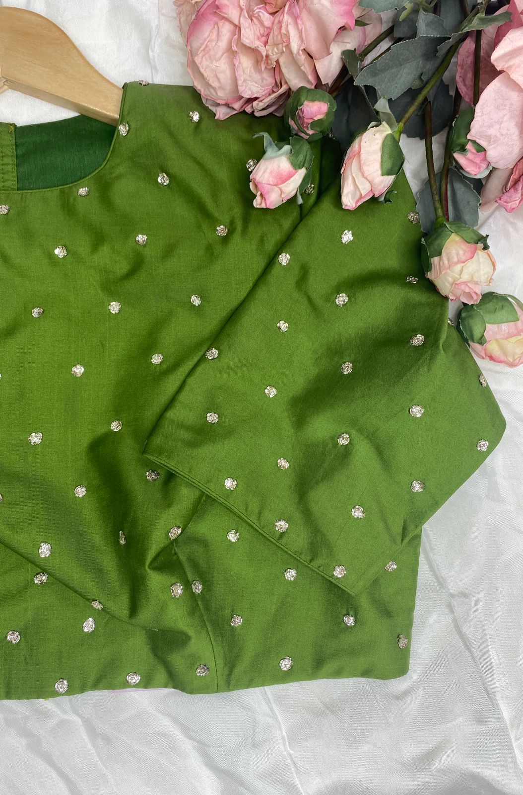 Silk Embroidered Blouses