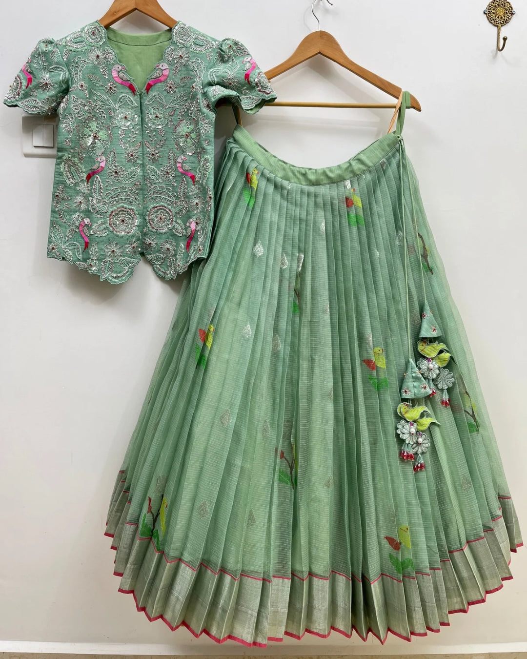 Zari kota Lehanga Blouse