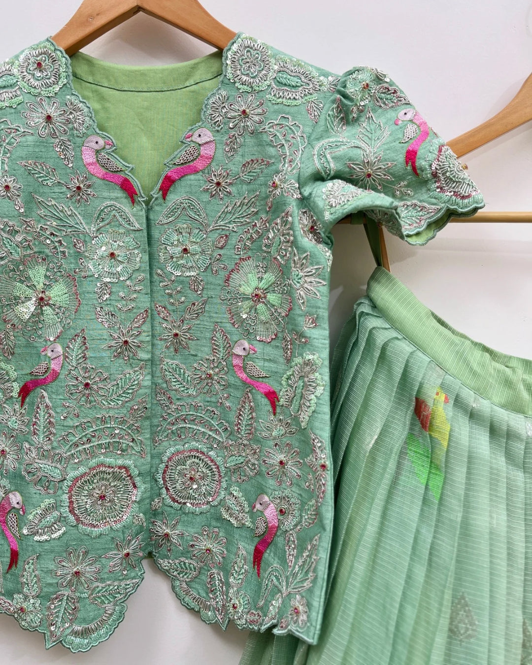 Zari kota Lehanga Blouse